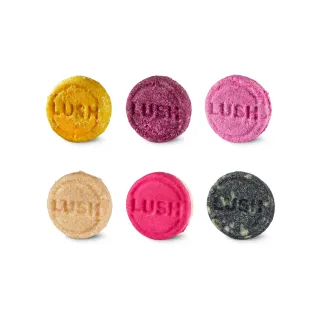 【LUSH 嵐舒】經典洗髮皂 柔順 潤澤 55g 多款任選(伯爵夫人/摩洛哥/魔髮天使/我愛蜜糖兒/椰香/黑芝麻)