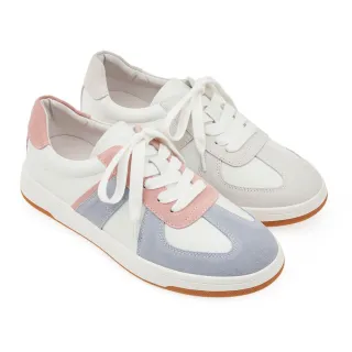 【A.S.O 阿瘦集團】BESO LITE WALK系列-撞色拼接麂皮德訓鞋(女鞋_2色任選)