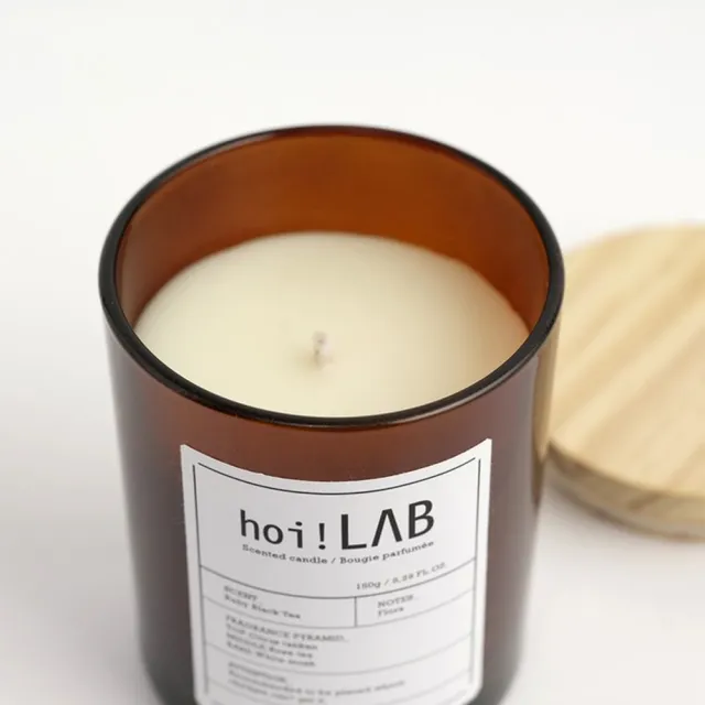 【hoi!LAB】實驗室香氛 天然大豆香氛蠟燭(多款味道可選)