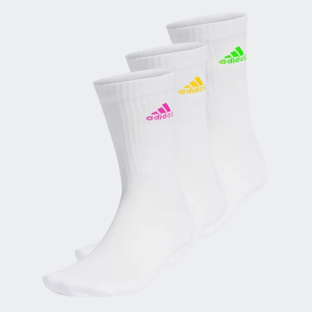 【adidas 愛迪達】中筒襪 3 雙入 男/女  兒童 IP2635