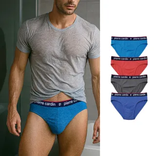 【pierre cardin 皮爾卡登】//6件組 柔感萊卡舒適三角褲-速(速乾/三角內褲/男內褲)