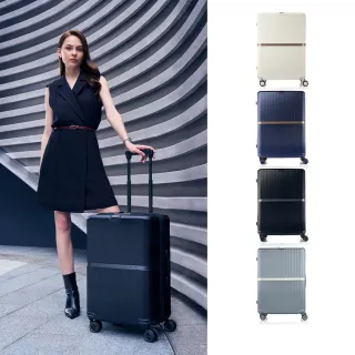 【Samsonite 新秀麗】28吋 MINTER 可擴充大容量防盜拉鍊輕量PC前掛釦避震輪行李箱/旅行箱(多色可選)