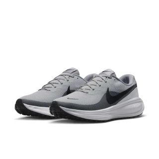 【NIKE 耐吉】運動鞋 跑步鞋 男鞋 NIKE REVOLUTION 8 緩震 透氣 路跑 灰(HJ9198004)