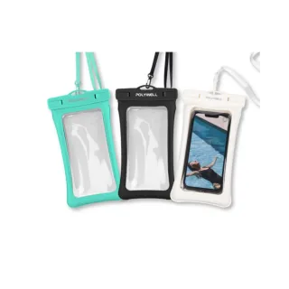【POLYWELL】漂浮雙氣囊手機防水袋 7.2吋