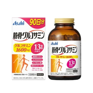 【日本ASAHI 朝日】軟骨素+鈣+葡萄糖胺錠(90日/瓶)