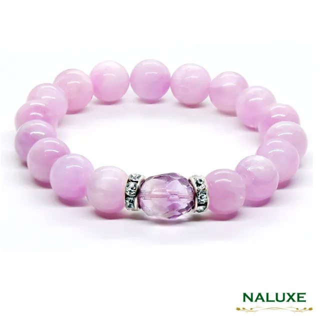 【Naluxe】紫鋰輝 紫水晶轉運珠設計款開運手鍊(招貴人｜安神助眠｜療癒情緒｜修復心輪｜平衡能量)