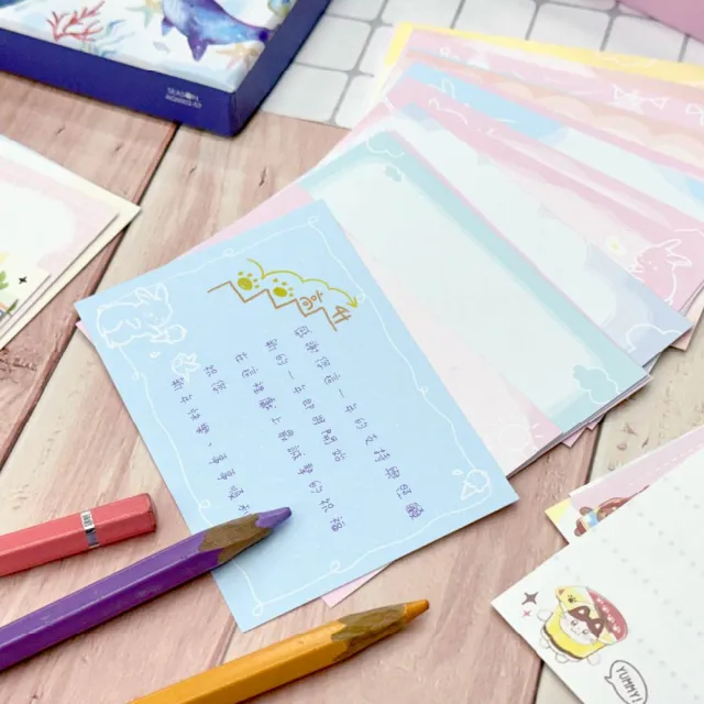 【SEASON 四季紙品禮品】彩色名卡 禮卡 留言 傳情小卡(AQ6002-51~60)