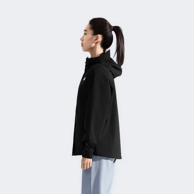 【The North Face】TNF 休閒 運動 連帽防潑水外套 W SANGRO DRYVENT JACKET 2.0-AP 女 黑(NF0A8DX8JK3)
