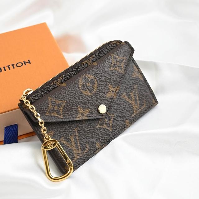 【Louis Vuitton 路易威登】LV M69431 Recto Verso 經典花紋信用卡零錢包(現貨)
