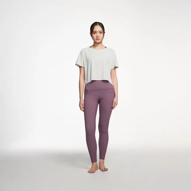 【Mollifix 瑪莉菲絲】MOLLIFIX 高彈 修身線條 瑜珈褲