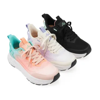 【A.S.O 阿瘦集團】A.S.O 活力雙核心系列-防潑水綁帶飛織運動鞋(女鞋_3色任選)