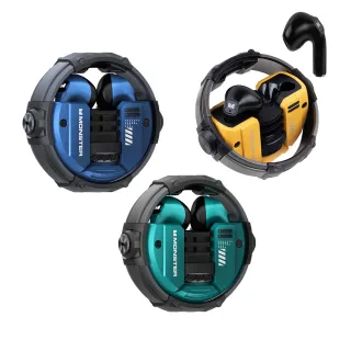 【MONSTER 魔聲】旋轉式鋅合金真無線藍牙耳機(XKT10)