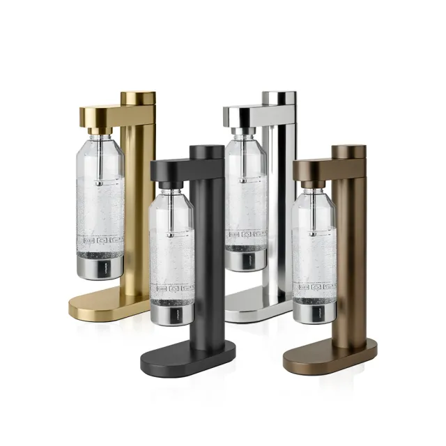 【IUSE】丹麥 Stelton Brus 氣泡水機 / 四色任選 (買就送CO2鋼瓶1只 / 免插電 環保 健康概念)