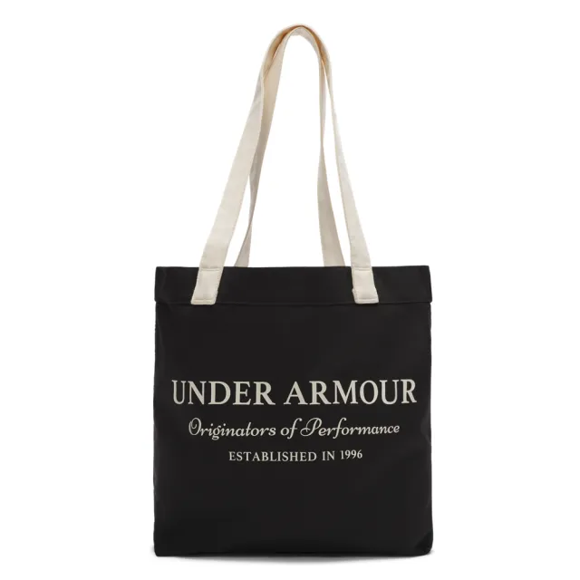 【UNDER ARMOUR】UA 男女同款 帆布托特包_6001898-004(黑色)