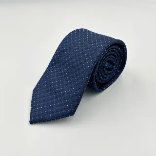 【G2000】絲質點狀配襯領帶-荷蘭藍色(4610010078)