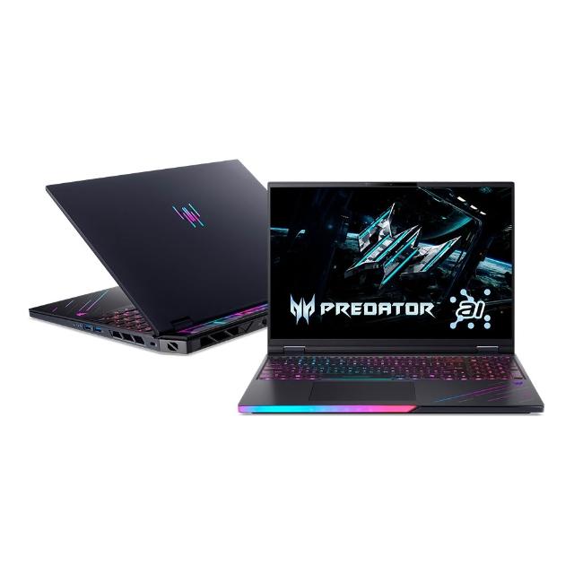 【Acer 宏碁】16吋Ultra 9 RTX5090電競筆電(Predator/PH16-73-93YM/Ultra 9 275HX/64G/1TB/W11)