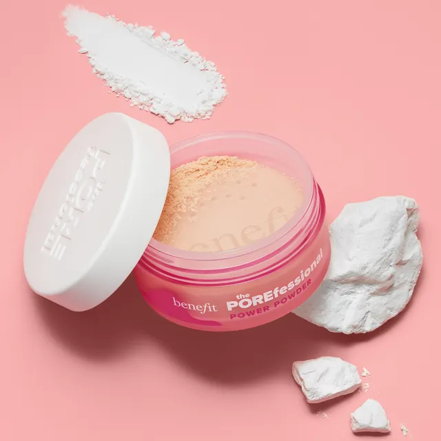 即期品【benefit 貝玲妃】超定妝柔焦蜜粉組(16 小時超強持妝組 / 定妝噴霧120ml+柔焦特霧蜜粉精緻版)