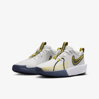 【NIKE 耐吉】籃球鞋 女鞋 大童 運動鞋 包覆 緩震 G.T. CUT 3 SE GS 白藍黃 HJ3903-101(3K2183)