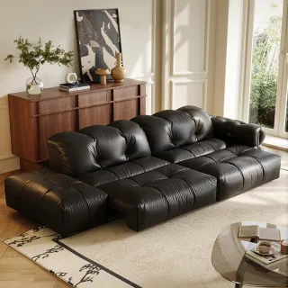 【完美主義】PUNPUN雙人電動沙發231公分(貓抓布 可調頭枕 2人座沙發)