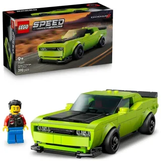 【LEGO 樂高】極速賽車系列 77237 Dodge Challenger SRT Hellcat 跑車(地獄貓 肌肉車 跑車模型 積木)
