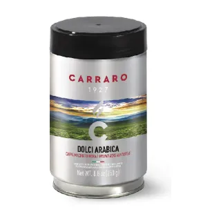 即期品【CARRARO】DOLCI 100%阿拉比卡 罐裝研磨咖啡粉(250g)