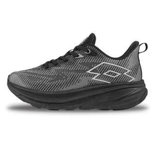 【LOTTO】女 寬楦超速跑輕量極避震跑鞋(闇曜黑-LT4AWR5390)