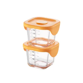【LocknLock 樂扣樂扣】官方直營 寶寶副食品耐熱玻璃調理盒增量版 260mlx2