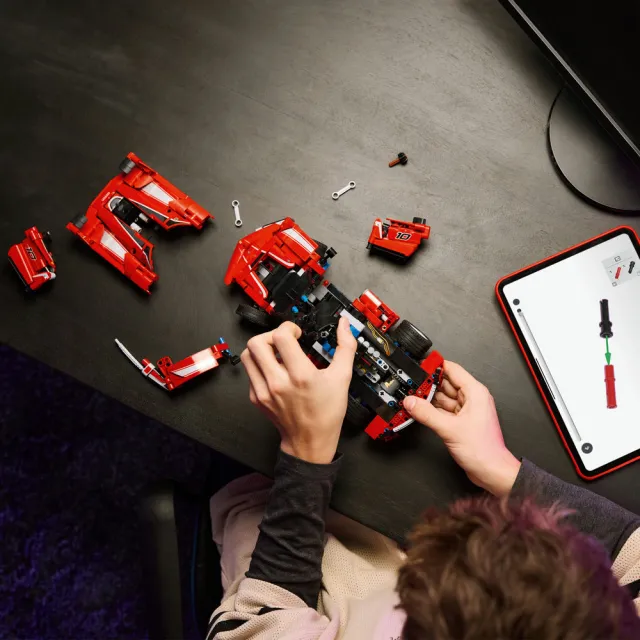 【LEGO 樂高】科技系列 42212 Ferrari FXX K(法拉利跑車 賽車模型 居家擺設 積木)