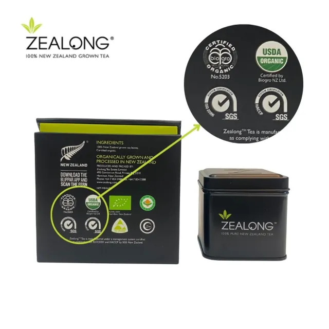 【Zealong 璽龍】有機精焙烏龍茶*1盒組(精裝60g/盒)