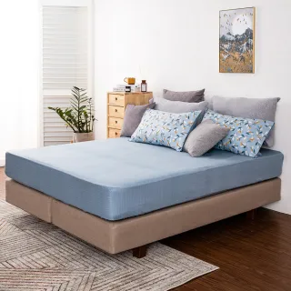 【hoi! 好好生活】台灣製純棉床包-雙人