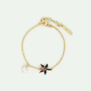 【Les Nereides】尋找奇幻綠園-黑蘭花與珍珠手鍊