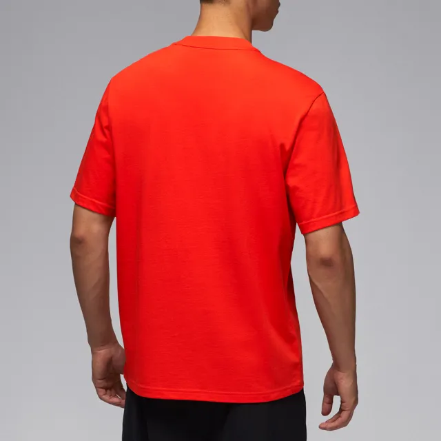 【NIKE 耐吉】As J Df Jd Sprt Brnd Ss Crew 男款 橘紅色 棉質 舒爽 短袖 HQ9092-891