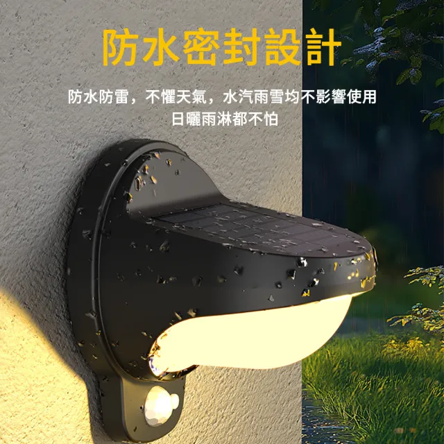 【LUYOO】太陽能充電感應燈 戶外花園庭院燈 照明燈 防水壁燈 探路燈