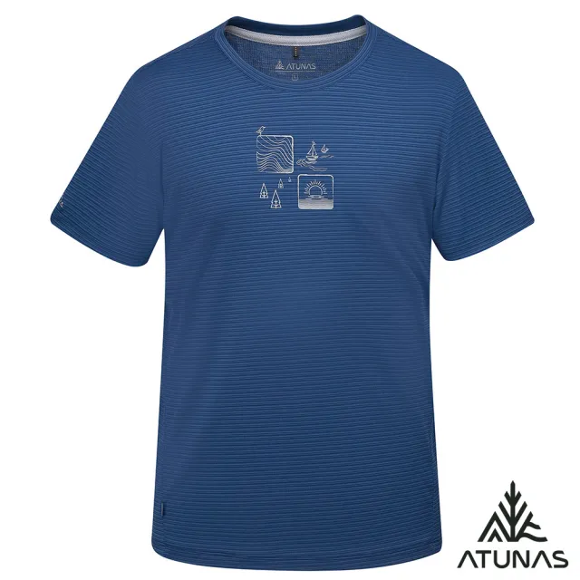 【ATUNAS 歐都納】女男款排汗透氣短袖T恤(多色任選/戶外休閒/日常穿搭)