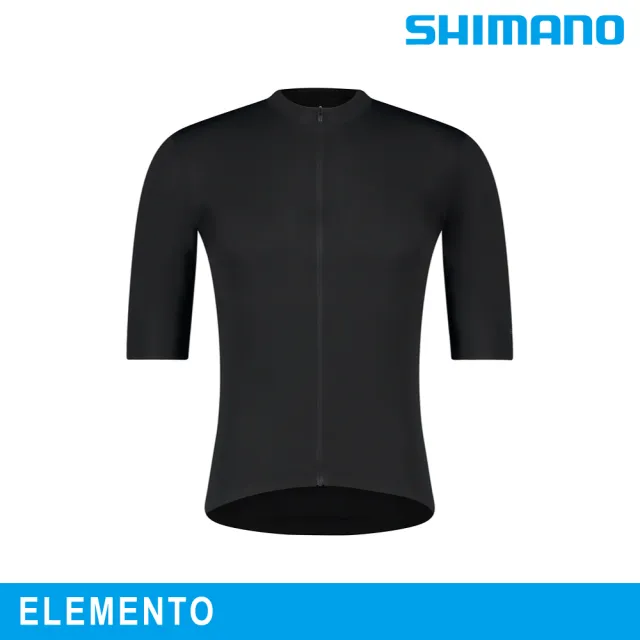 【SHIMANO】SHIMANO ELEMENTO 短袖車衣｜黑色(S-2XL) 城市綠洲