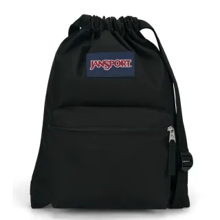 【JANSPORT】交換禮物 DRAW SACK 校園系列束口後背包(經典黑)