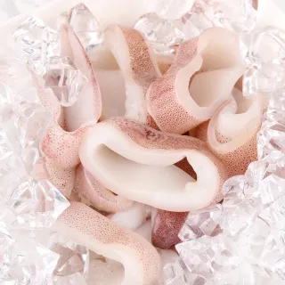 【一日三鮮】A級手釣船凍切圈透抽 4盒(每包約250g)