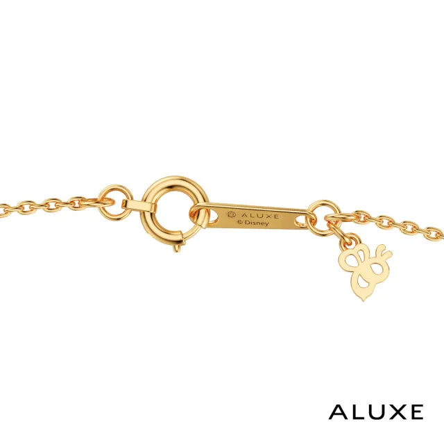 【ALUXE 亞立詩】10K金 黃寶石 鑽石項鍊 Winnie維尼 迪士尼 小熊維尼系列 NNDW002