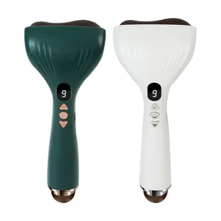 【Kyhome】電動刮痧板 熱敷按摩儀 砭石恆溫按摩器 經絡刷 刮痧儀 美容刮痧板(背部/肩頸/臉部)