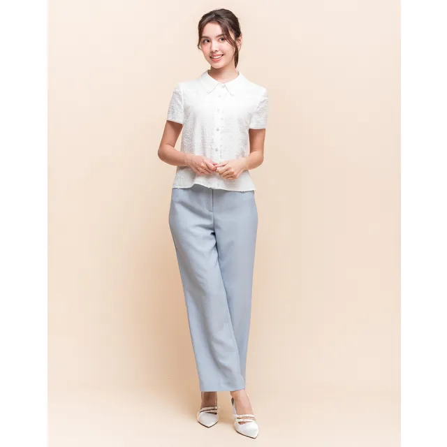 【perng yuh 芃諭名品】柔漫邂逅 流蘇飾 直筒褲(2025 SS Collection|4A春夏新品上市)