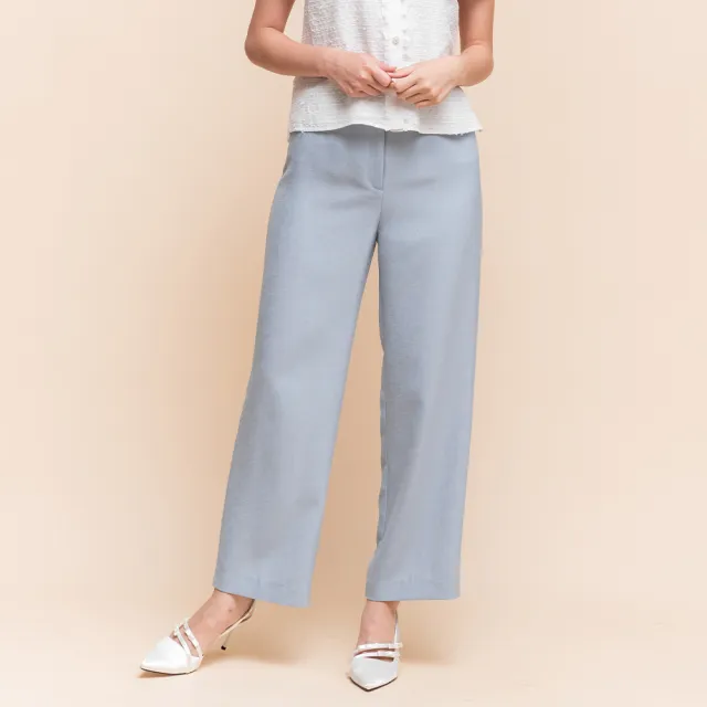 【perng yuh 芃諭名品】柔漫邂逅 流蘇飾 直筒褲(2025 SS Collection|4A春夏新品上市)