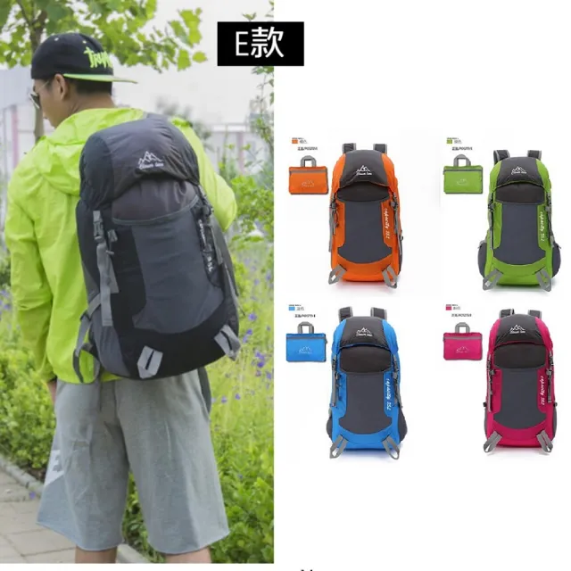 【May Shop】多口袋大容量機能防潑水後背包 多款任選(防水包 登山 登機 包包)