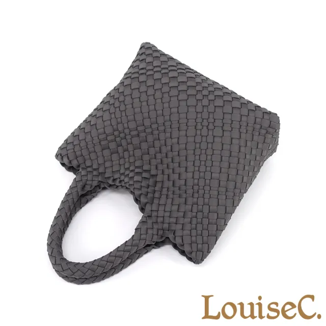 【LouiseC.】雙11 Tree House 瑜珈布-附手腕帶小化妝包-手工編織托特TOTE手提斜背包-2色(CC86022