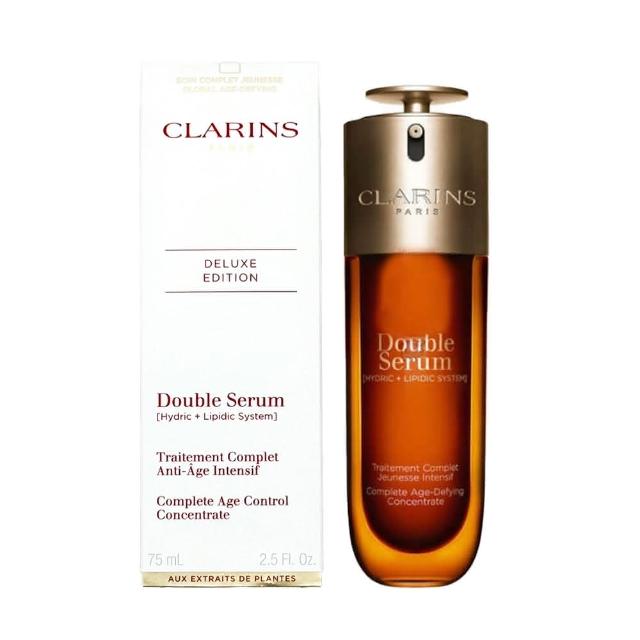 【CLARINS 克蘭詩】黃金雙萃精華 75ml(國際航空版)