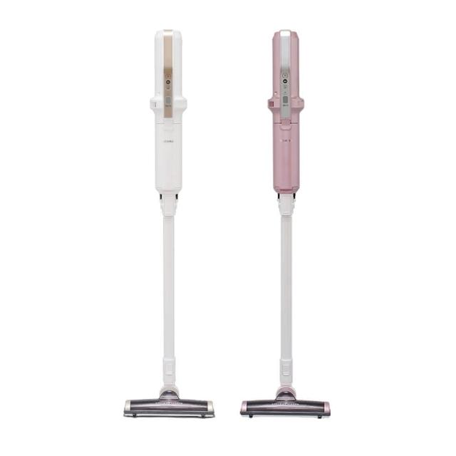 IRIS OHYAMA 愛麗思歐雅瑪日本 P4 無線吸塵器 IC-SLDC4，輕巧直立式與手持式二合一設計，紙袋集塵方式0.3L容量，白色與粉色選擇，產自日本，重量僅1.2kg，尺寸長16.2cm寬23.6cm高100.3cm，電池供電，電線長度2.5m，保固1年，BSMI認證R3C764，適合日常清潔，高效無線操作，提升居家衛生。