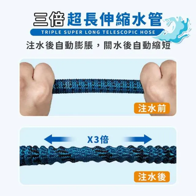 【DREAMCATCHER】伸縮水管 30米高壓防爆水管(高壓水管/水管/防爆水管/加壓水管/澆花水管/噴槍/園藝/洗車)