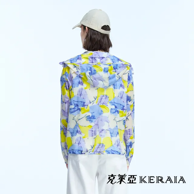 【KERAIA 克萊亞】魅力價-紫羅蘭輕量短版防曬外套