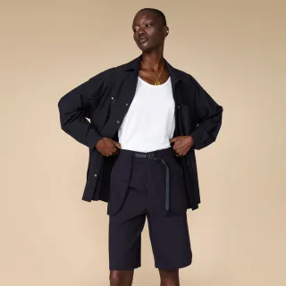 【ARVOpm】口袋外翻設計藏青短褲00162505101(新品上市)