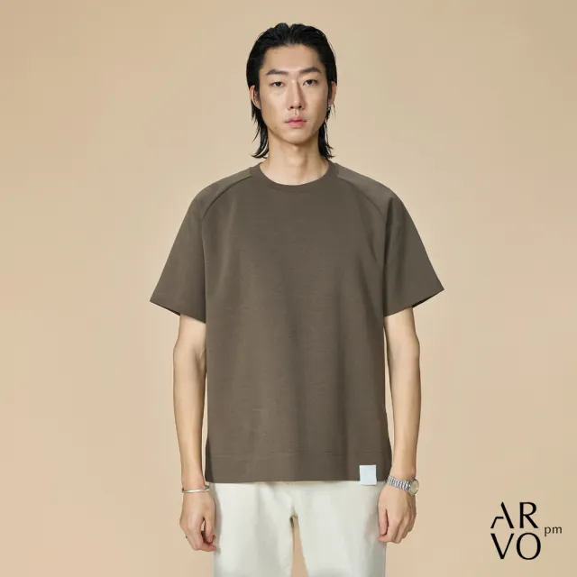 【ARVOpm】男女同款 基本款標準版軍綠T恤00212505103(限時6折)