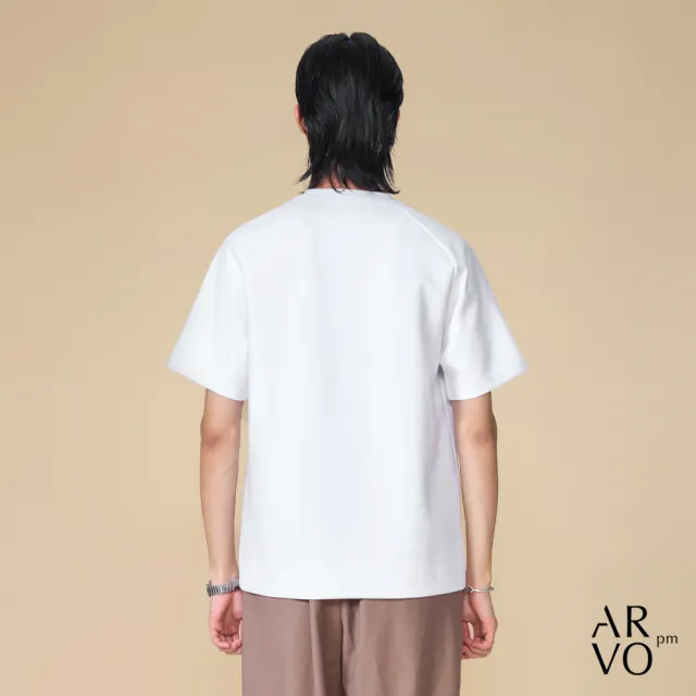 【ARVOpm】男女同款 基本款標準版白色T恤00212505105(雙11限定)